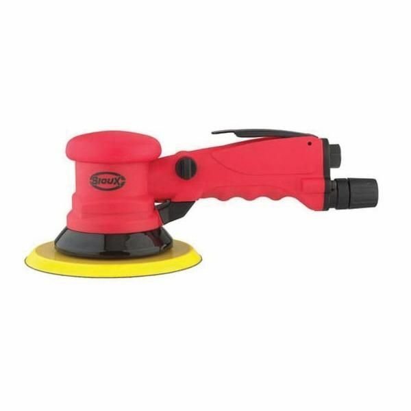 Sioux Tools Geared Orbital Sander, NonVacuum, ToolKit Bare Tool, Series Signature, 6 Pad, 900 RPM, 045 hp,  GO459-60SNP